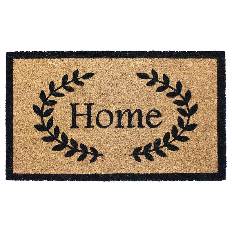 RugSmith Home with Leaves Doormat - 18'' x 30''