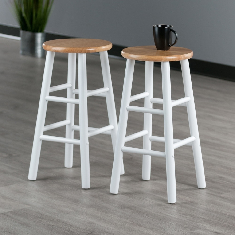 2 Pc Counter Stool Set   12.99 x 12.99 x 24.41 inches