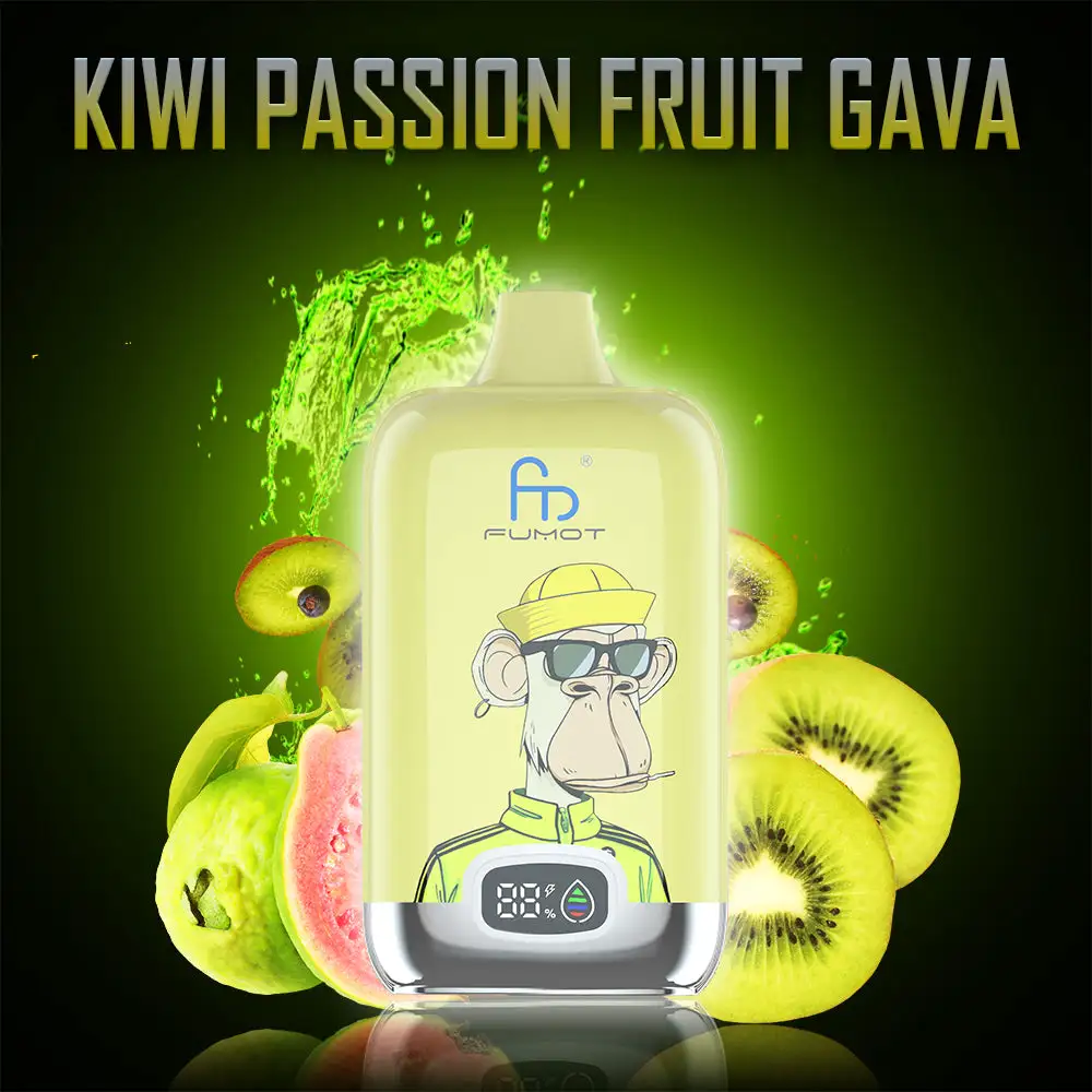 Fumot Tornado Digital Box 12000 Puffs - Kiwi Passionfruit Guava