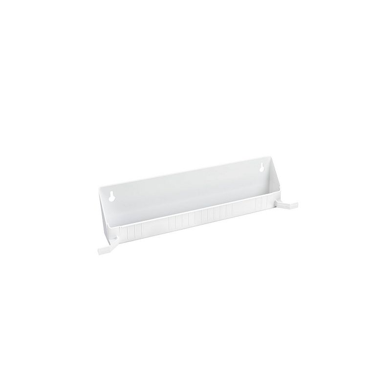 Rev-A-Shelf 14 Tip-Out Accessory Tray， Tab Stops， White， 2-Pack， 6562-14-11-52