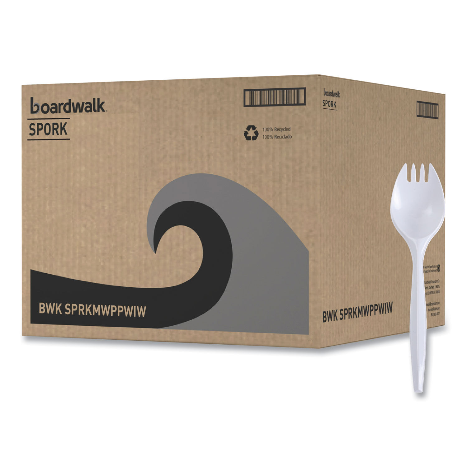 Mediumweight Wrapped Polypropylene Cutlery by Boardwalkandreg; BWKSPRKMWPPWIW