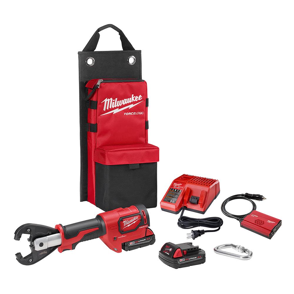 Milwaukee M18FORCE LOGIC 6T Utility Crimping Kit with Kearney Grooves 2678-22K from Milwaukee