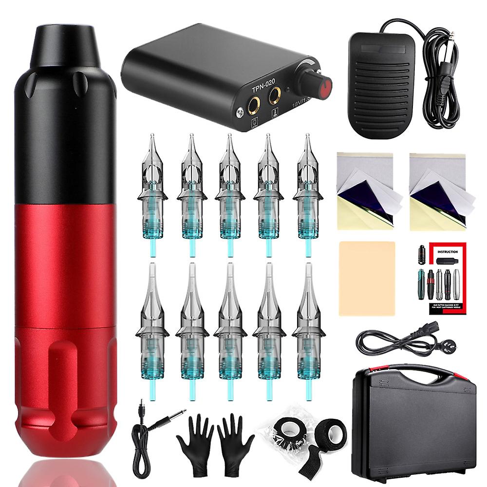 Professional Complete Tattoo Pen Kit   Rotary Tattoo Pen Tattoo Machine Kit Suitable For Tattoo Artists