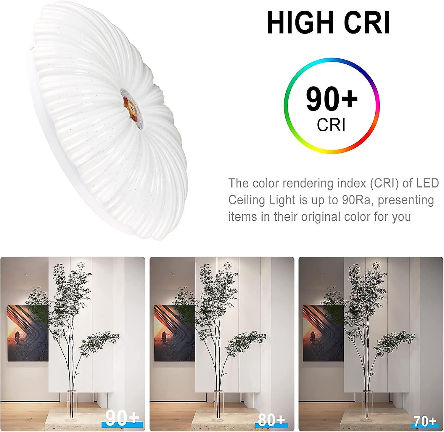 12w Led Indoor Round Ceiling Light Fixture Balon 6000k26cm[energy Class A]