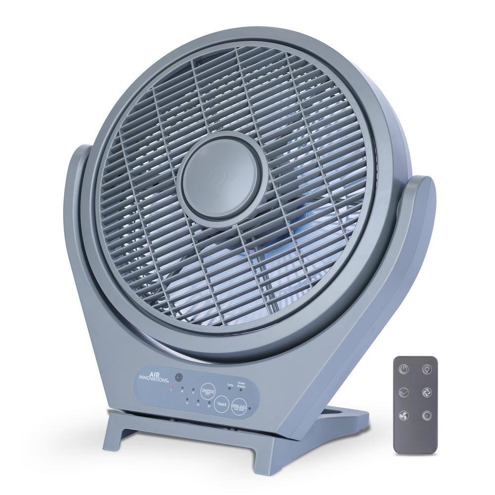 Air Innovations 12 in. 3-in-1 Swirl Cool Stand Fan with Remote FAN20-PLAT