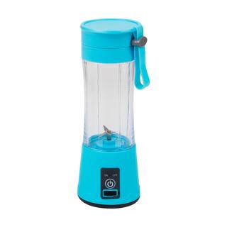 Mind Reader 12.8 oz. Handheld Rechargeable Personal Juicer USB-Powered Portable Blender Blue PORBLEND-BLU