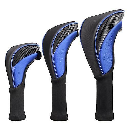3pcs Hybrid Head Covers For Golf Club Woods With Interchangeable4 C9s6