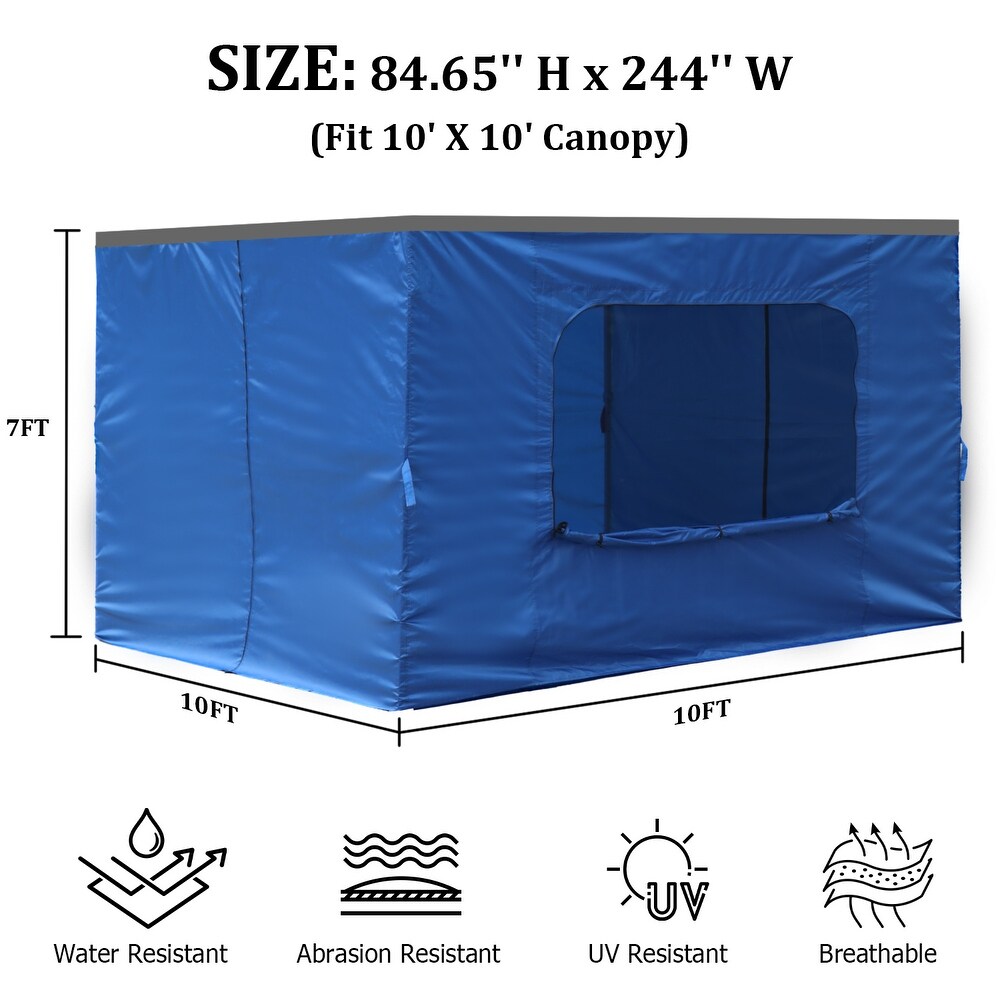 Aoodor 10' x 10' Canopy Sidewall Replacement (Sidewall Only)