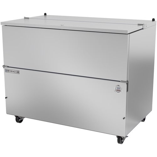 Beverage-Air SM49HC School Milk Cooler - Single Access， Cold Wall， 20 Cu. Ft.， Stainless Steel