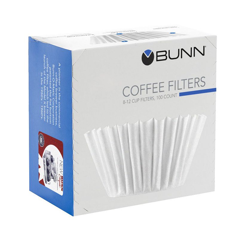 BUNN 8-12 Cup Home 100-count Coffee Filters 6-piece Set