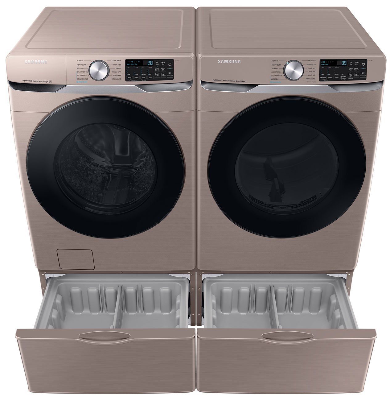  7.5 Cu. Ft. Champagne Smart Electric Dryer With Steam Sanitize+