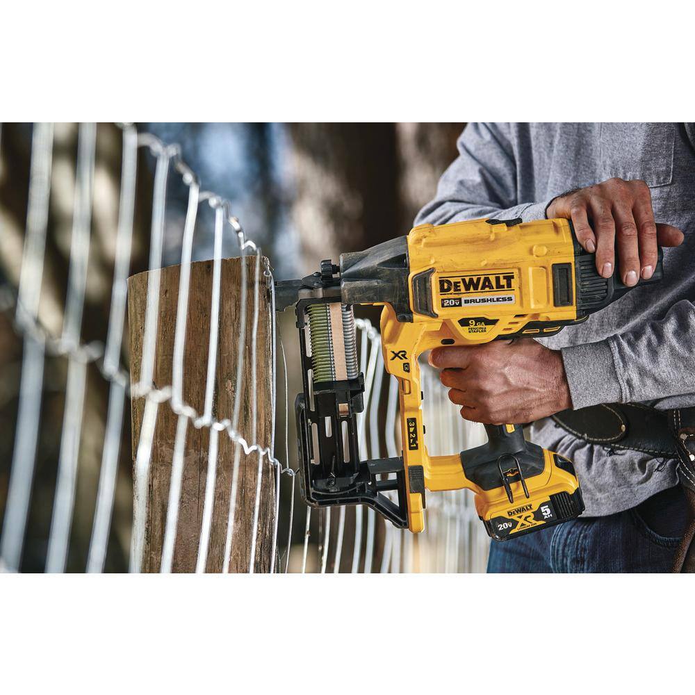 DEWALT DCFS950B 20V MAX 9-Gauge Cordless Fencing Stapler (Tool Only)