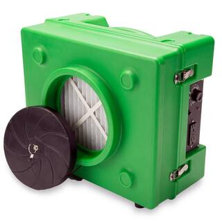 B-Air 13 HP 2.5 Amp HEPA Air Scrubber Purifier for Water Damage Restoration Negative Air Machine in Green BA-RA-650-GN