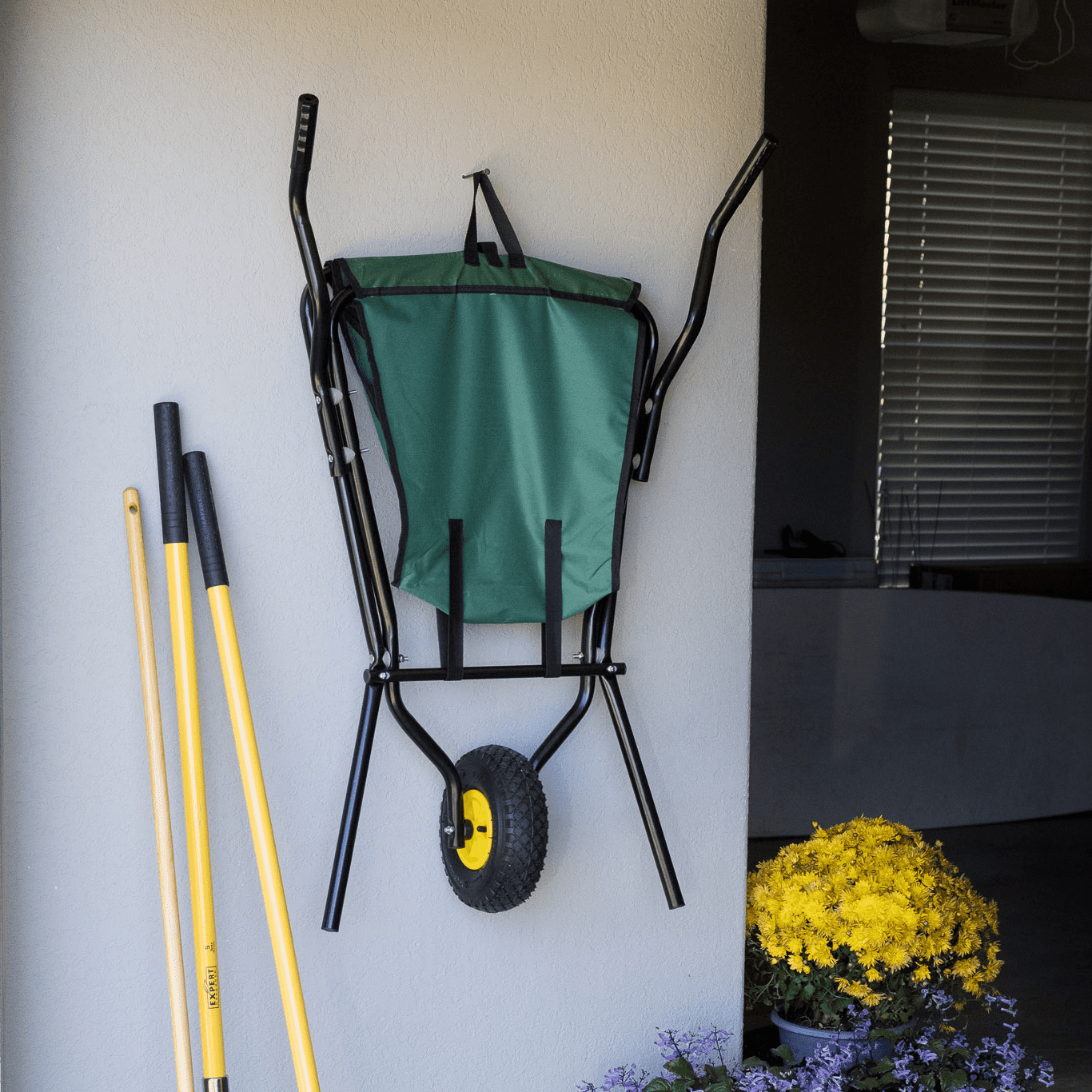 Expert Gardener Light Duty Folding Wheelbarrow