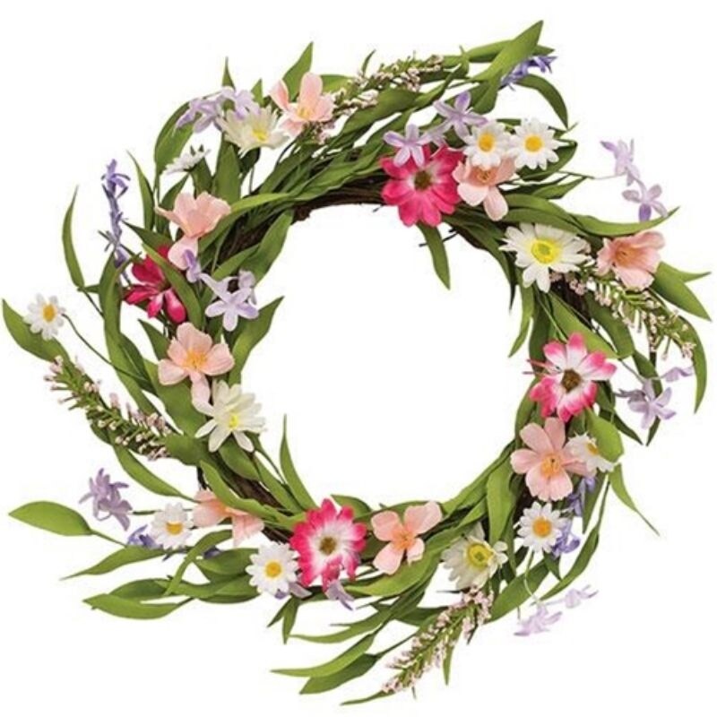 Spring Festival Flower   Herb Wreath   9\