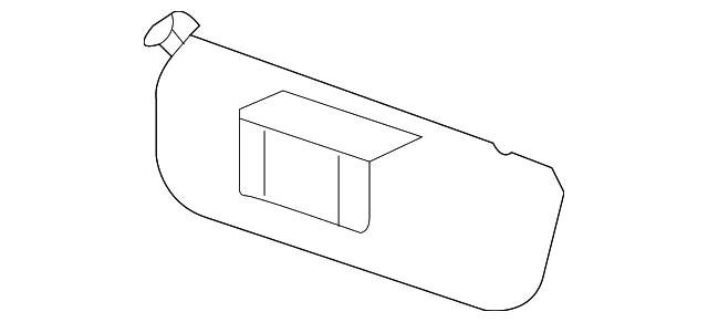 Genuine OE Ford Sun-Visor - 9C2Z-1604104-DA