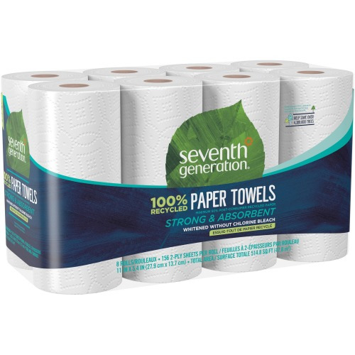 Seventh Generation Jumbo Rolls Recycled Paper Towels  SEV13739