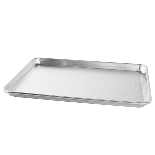 Nordic Ware Naturals Aluminum Baker’s Half Sheet Baking Pan  16.25x11.25x1 Inches   Silver