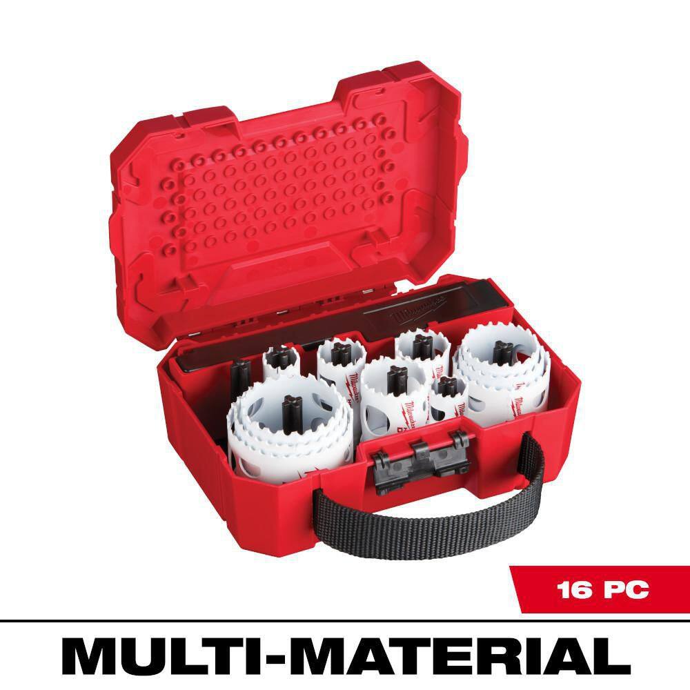 MW HOLE DOZER General Purpose Bi-Metal Hole Saw Set (16-Piece) 49-22-4030