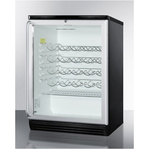 Summit Appliance SWC6GBLBISH Commercially Approved， Built-In Under-Counter 24