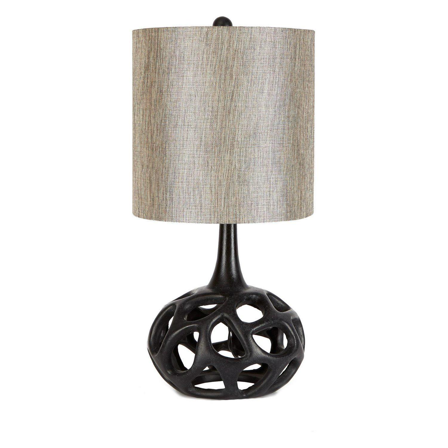 The Black Clove Table Lamp with Shade， CFL Bulb Included