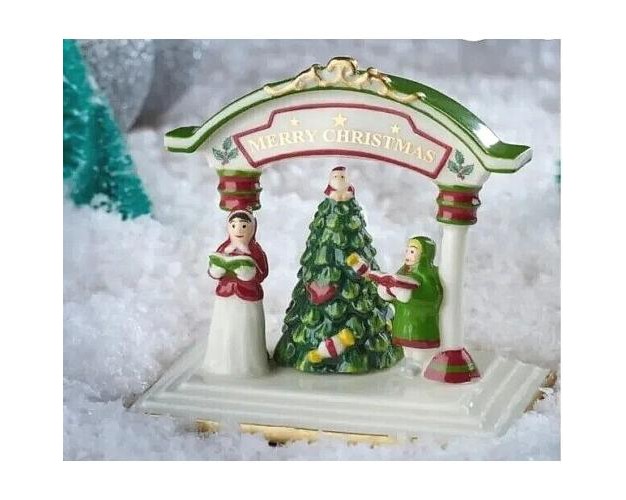 Spode Christmas Tree Led Village Carolers3 25 X 2 2 X 3 25 Inch