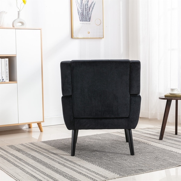 Modern Soft Velvet Material Ergonomics Accent Chair Living Room Chair