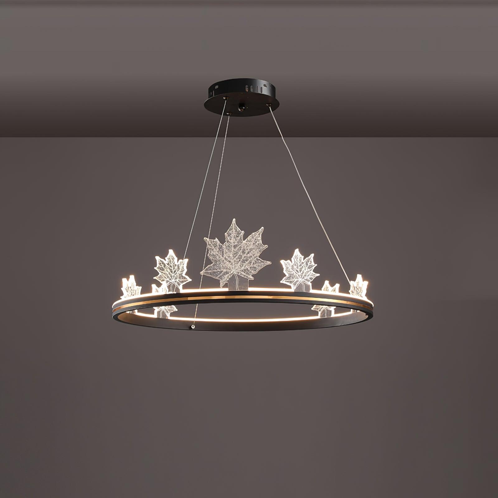 Ion Leaf Chandelier