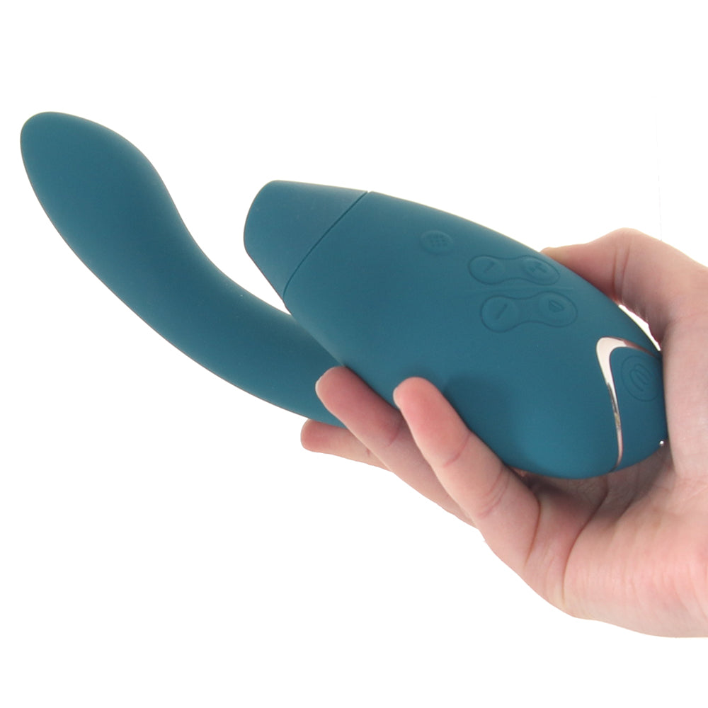 Womanizer Duo 2 Clitoral & G-Spot Stimulator in Petrol