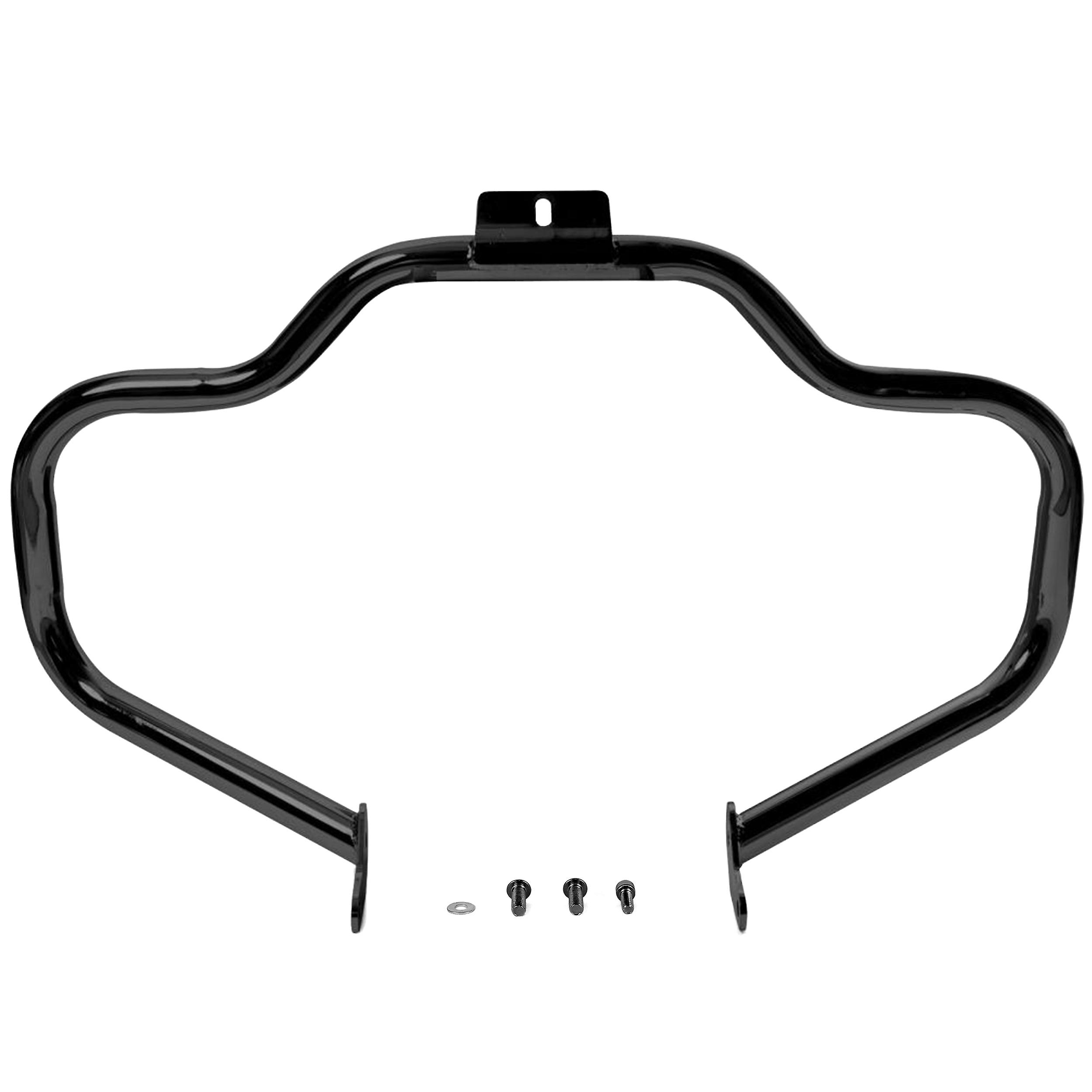 Engine Guard Highway Mustache Crash Bar Compatible with Harley Davidson Softail Deluxe FLSTN 2005-2017