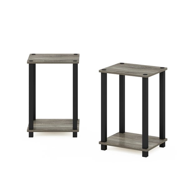 Furinno Simplistic End Table， Small， Set of 2