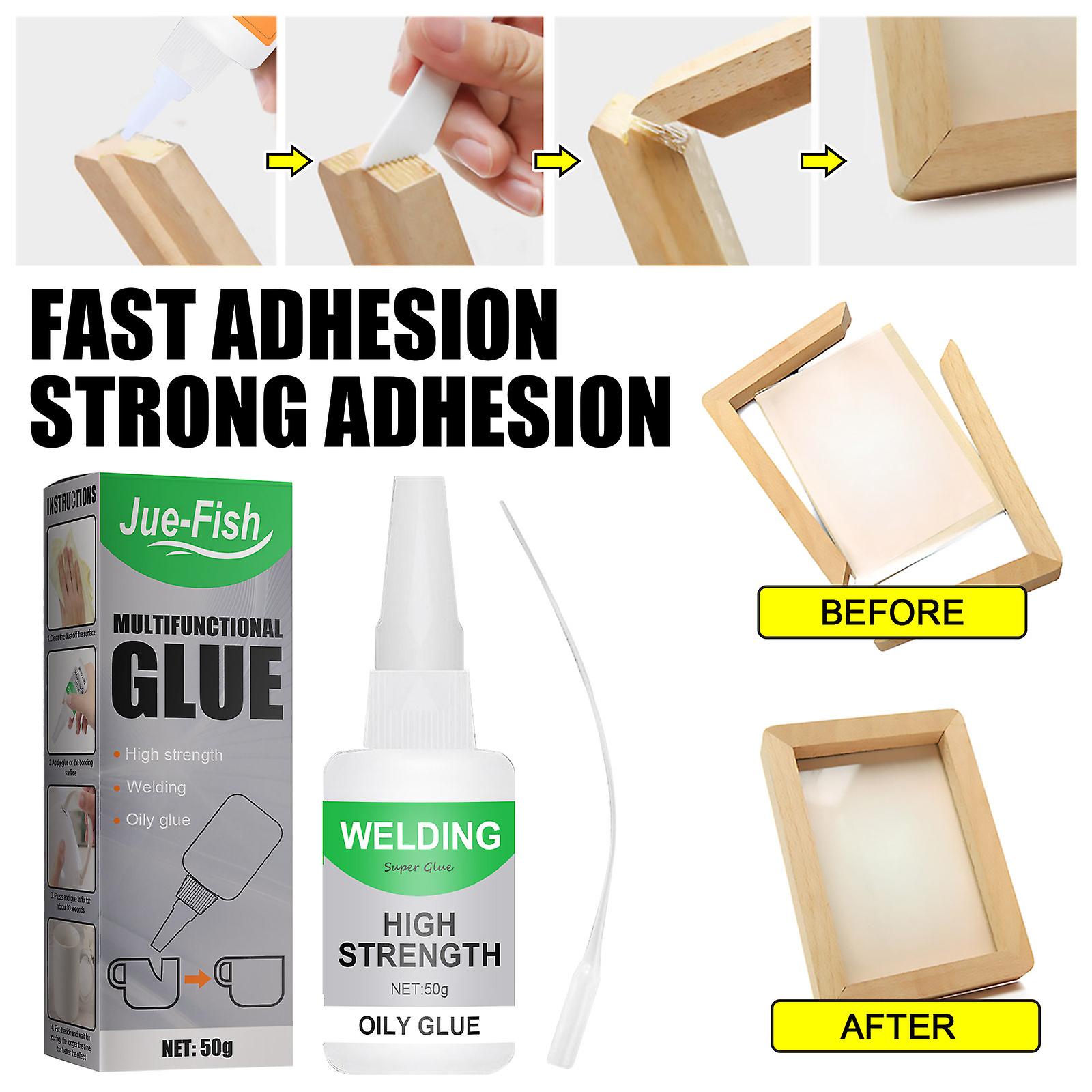 Multifunctional Glue Wood Glass Ceramic Special Transparent Quick-drying Glue Waterproof Universal Universal Glue Color 50g Box