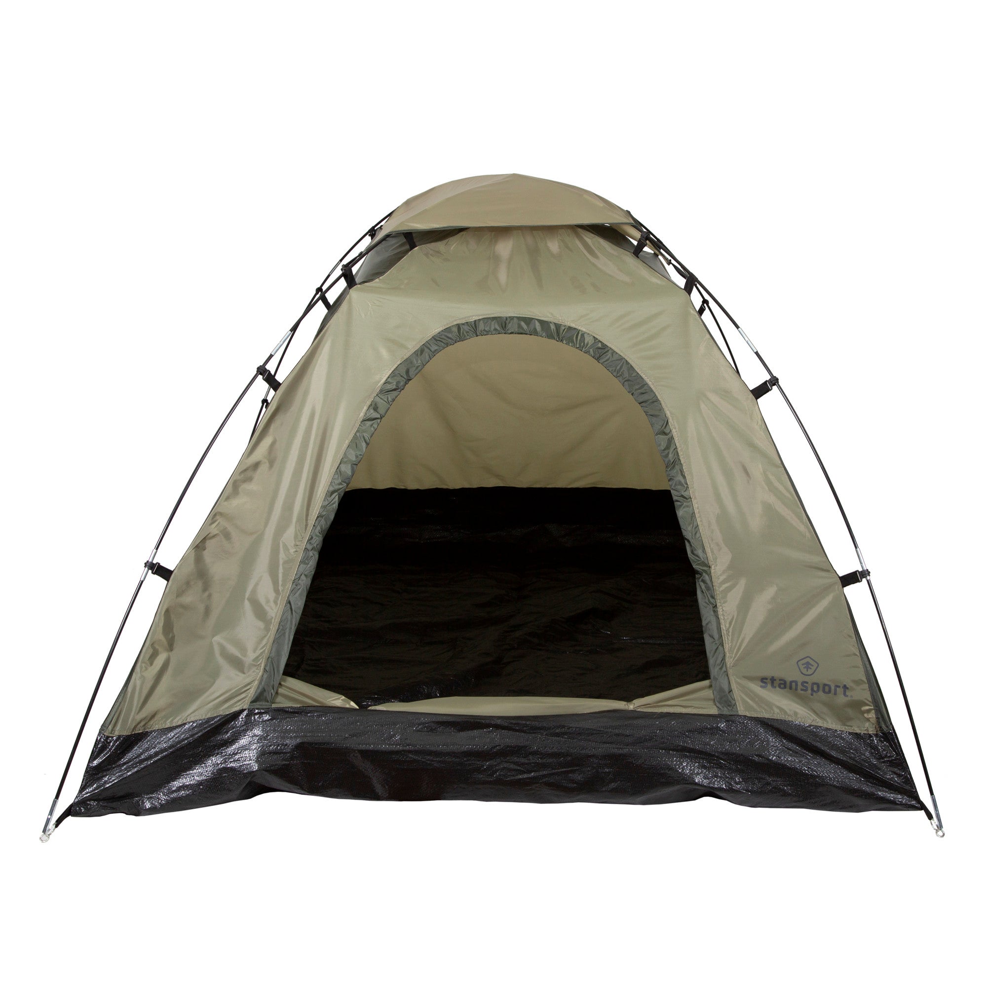 Stansport Hunter Buddy 2-Person Tent - Forest/Tan