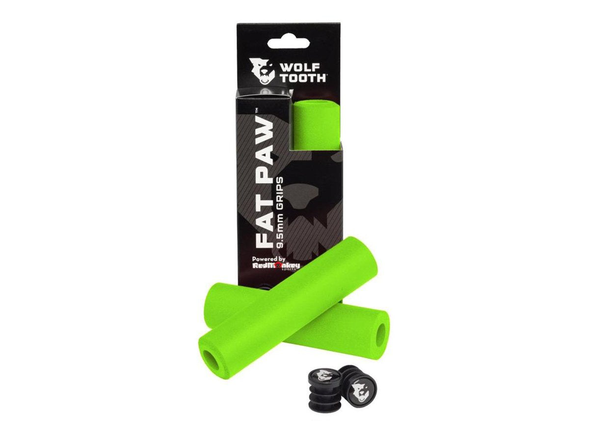 Wolf Tooth Components Fat Paw Grips - Green
