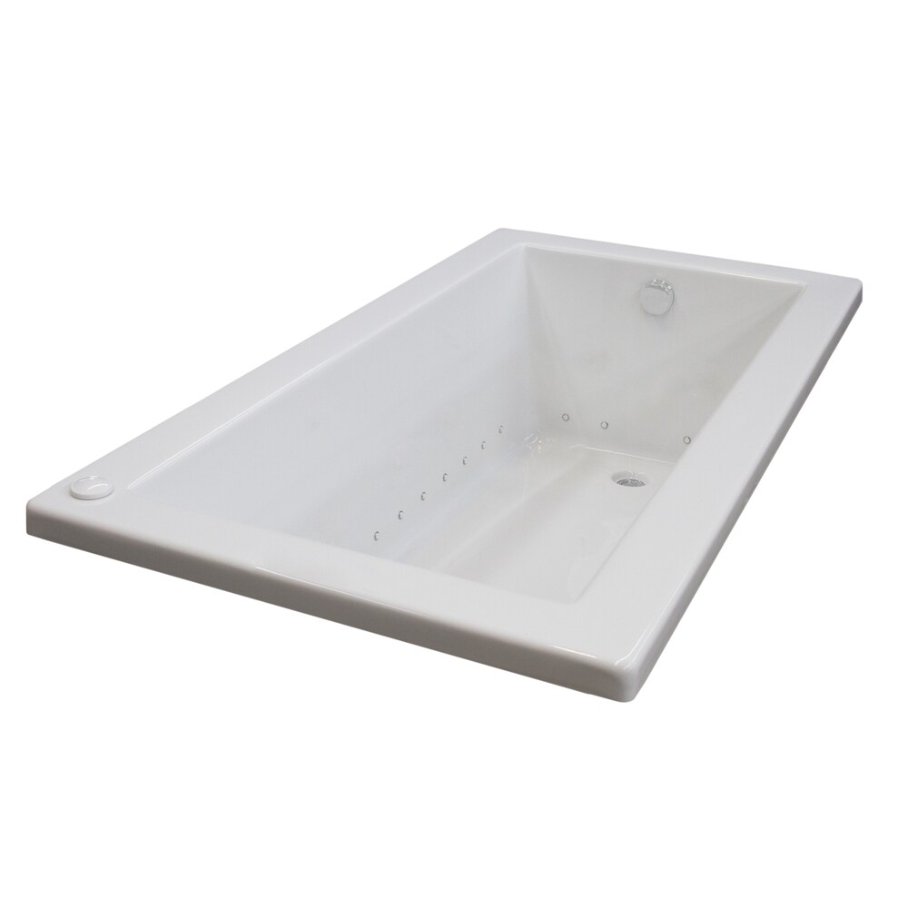 Atlantis Whirlpools Venetian 32 x 66 Rectangular Air Jetted Bathtub in White