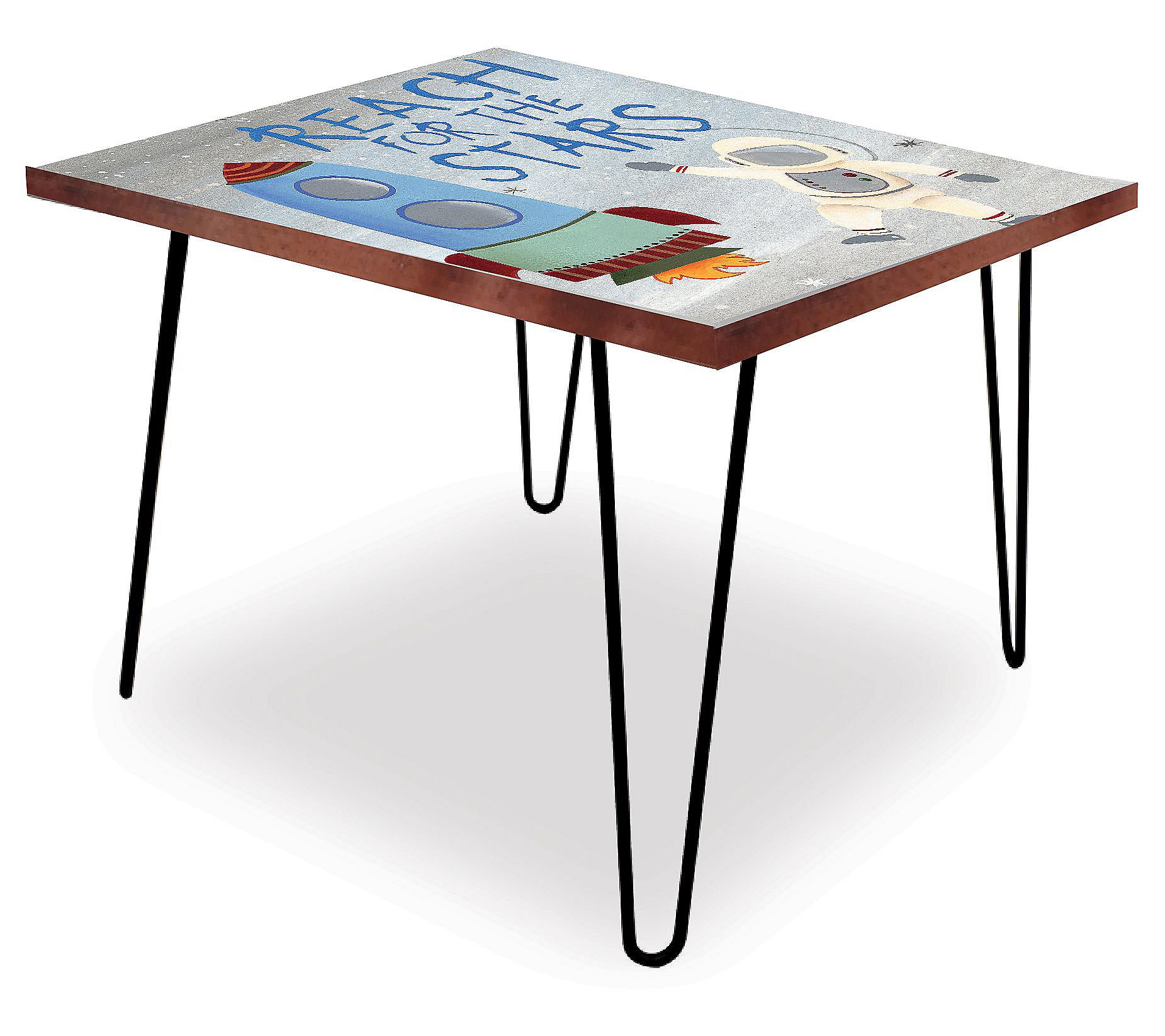 Courtside Market Future Space Explorer IV 24x24 Square Table