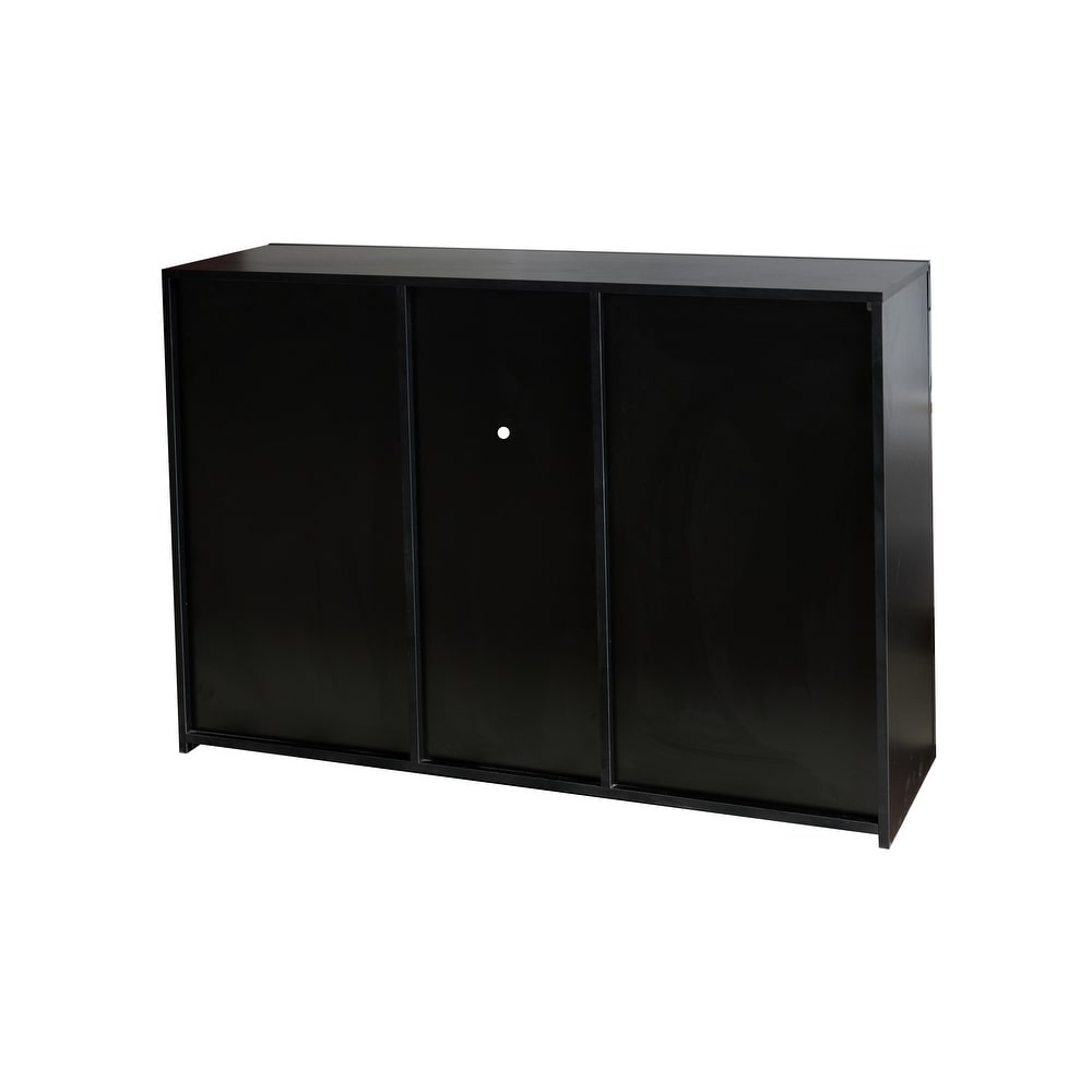 Sideboard Cupboard with LED Light Buffet Storage Cabinet TV Stand Unit Display Cabinet with Drawer and 2 Doors