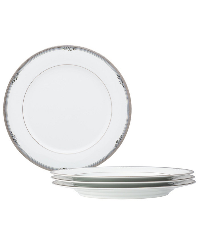 Noritake Laurelvale 4 Piece Dinner Plate Set Service for 4