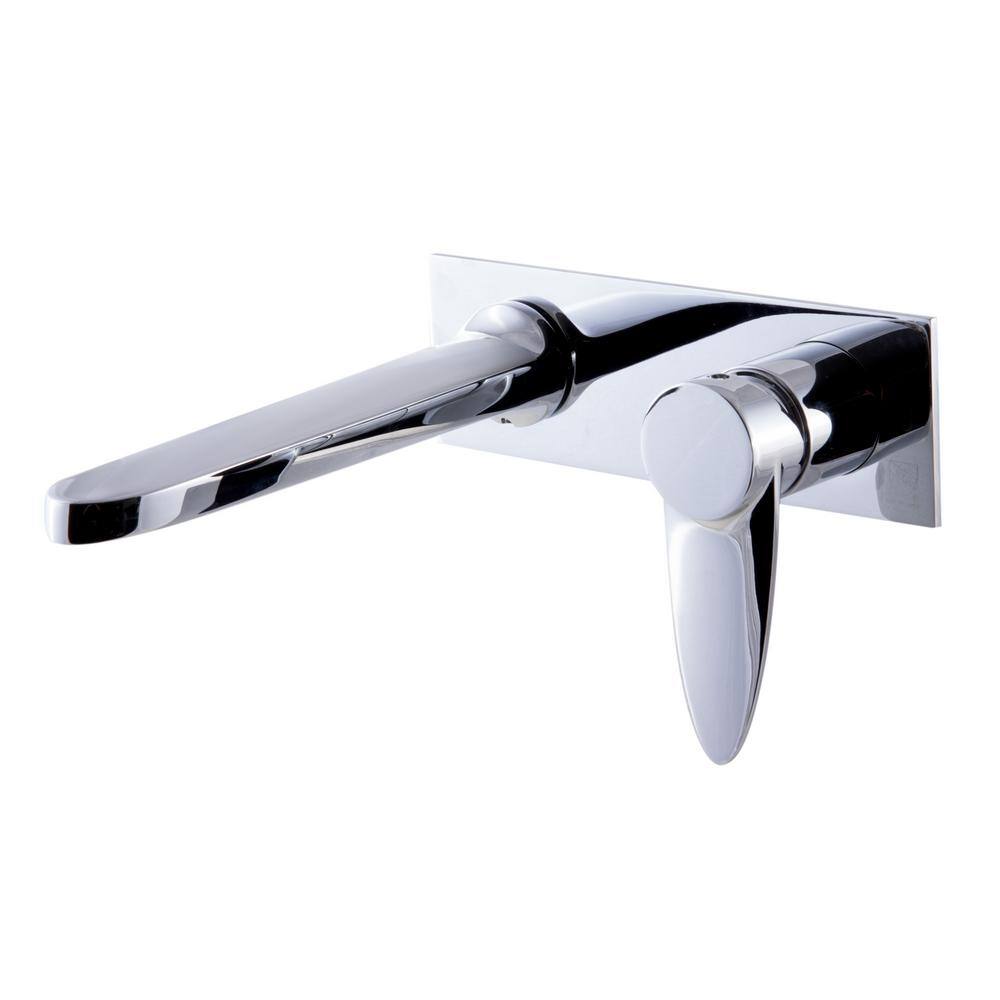 ALFI BRAND Single-Handle Wall Mount Bathroom Faucet in Polished Chrome AB1772-PC