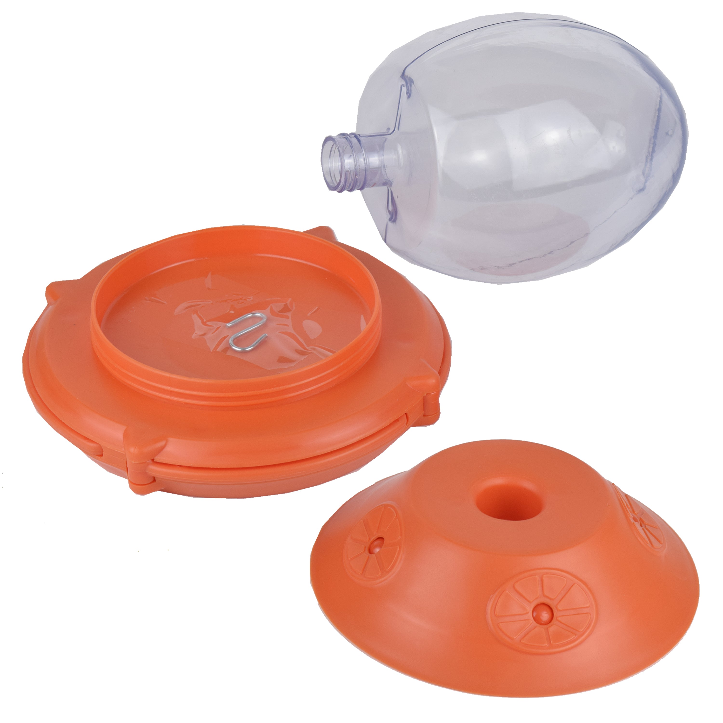 Perky-Pet 32 oz Orange Plastic Oriole Feeder