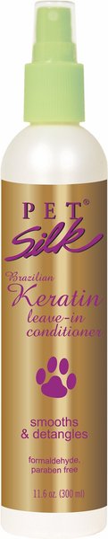 Pet Silk Brazilian Keratin Leave-In Dog and Cat Conditioner， 11.6-oz bottle