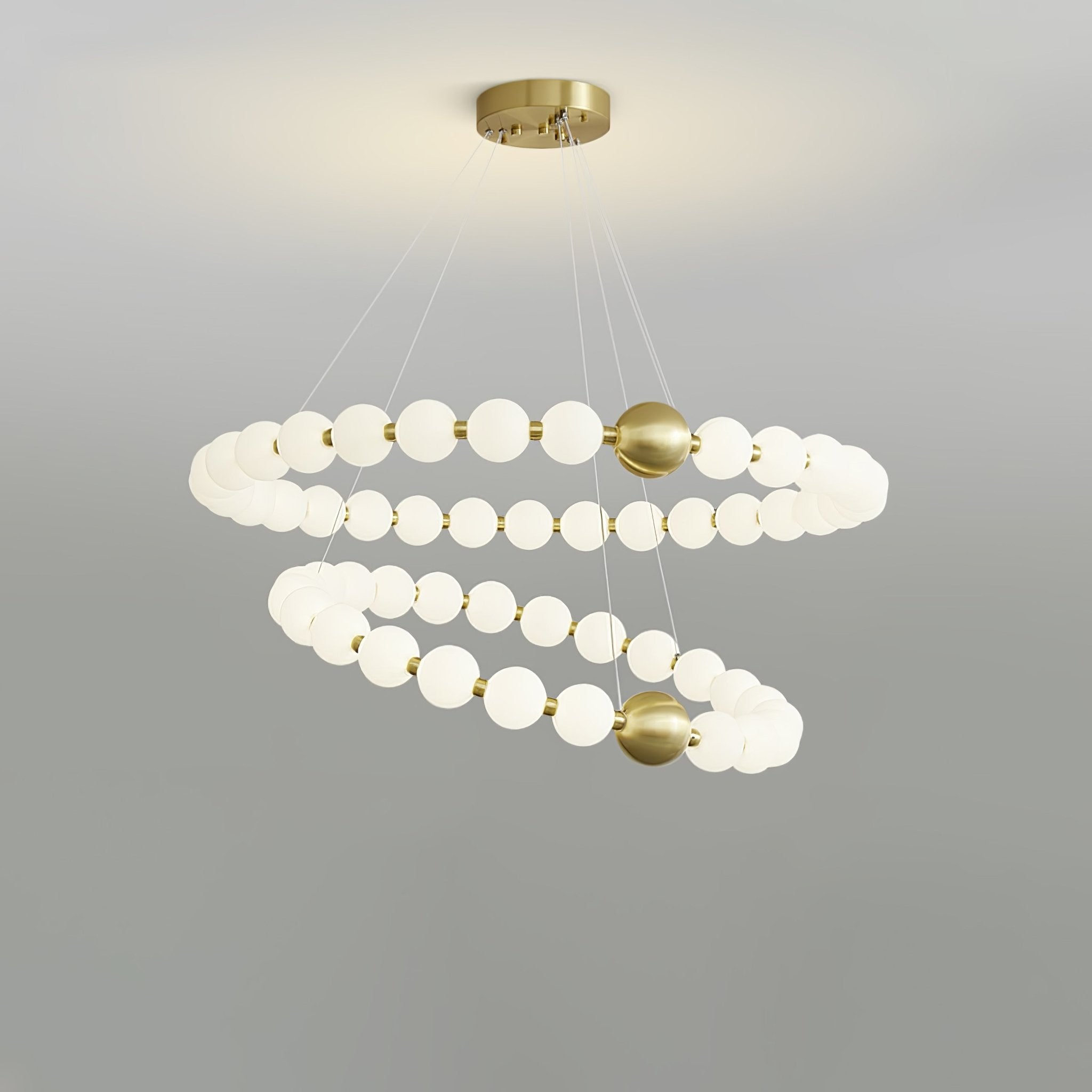 Acrylic Pearls Chandelier