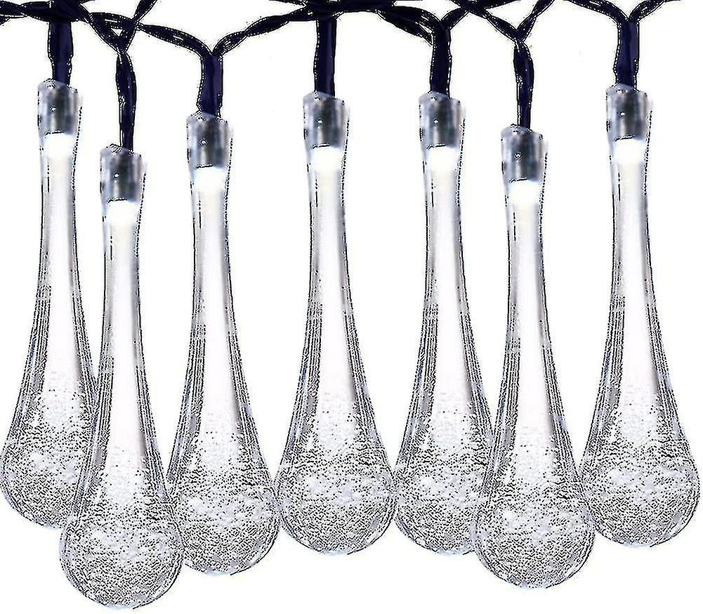 Solar String Lights - Suitable For Outdoor - 6.4m - 30 Leds - For Garden Lighting - As Christmas， We