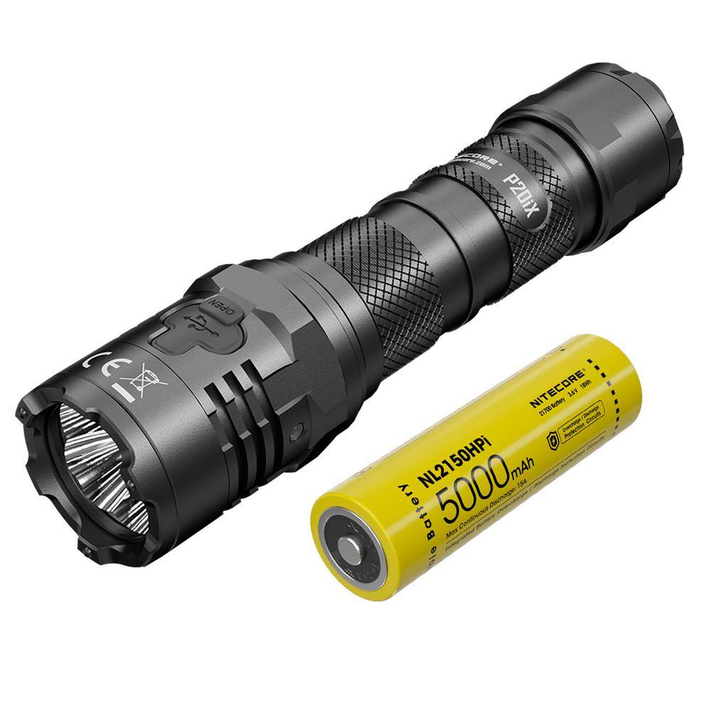 NITECORE 4000 Lumens USB-C LED Rechargeable Tactical Flashlight P20iX