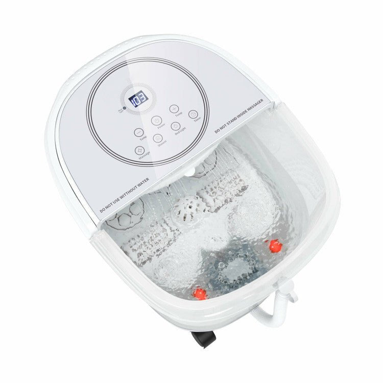 Best 2023 Electric Shiatsu Foot Spa Bath Massager With 3-Angle Shower