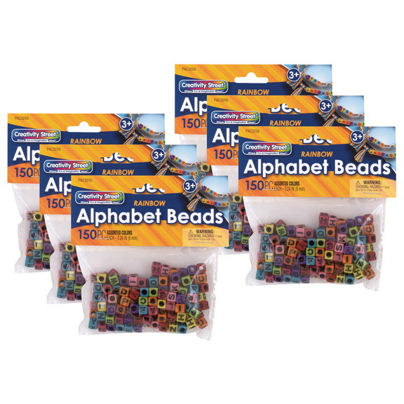 Creativity Street PACAC3256 6 Alphabet Beads Assor...