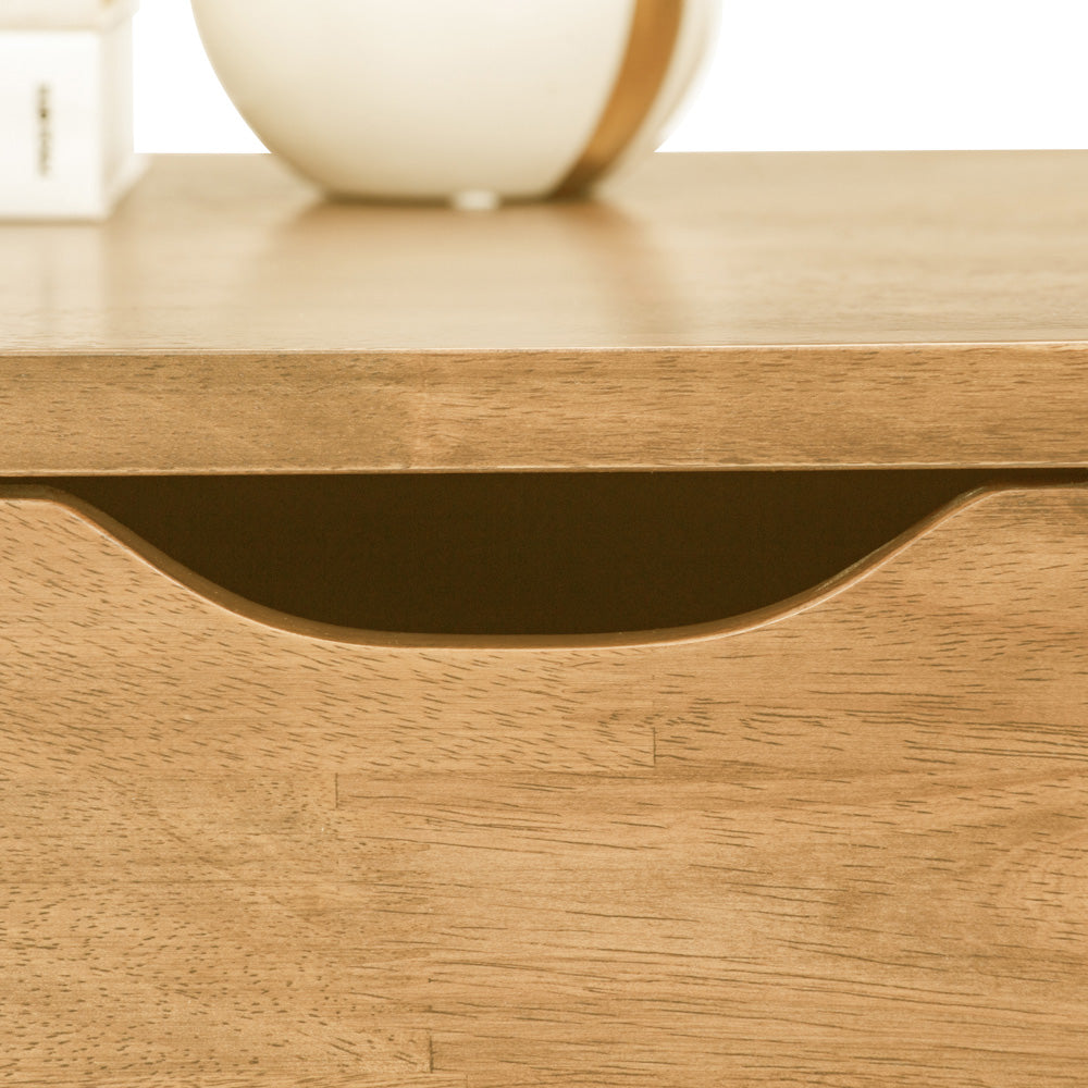 LAMAR Console Table with 2 Drawers 122cm - Natural