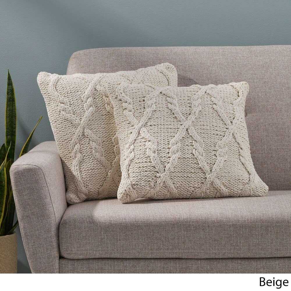 Bernard Boho Cotton Throw Pillow (Set of 2) by Christopher Knight Home