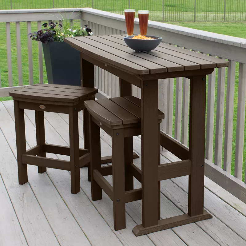 highwood Lehigh 3-Piece Counter-Height Balcony Set