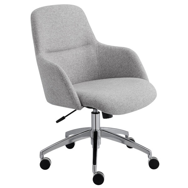 Minna Gray 26-Inch Low Back Office Chair